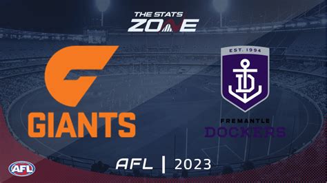 Gws Giants Vs Fremantle Round 14 Preview And Prediction 2023 Afl