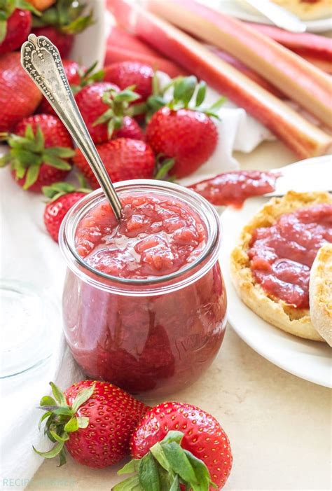 Easy Strawberry Rhubarb Jam Recipe Runner