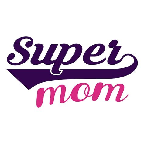 Premium Vector Super Mom Typography T Shirt Design Vector Illustration