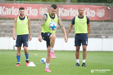 Završne pripreme za utakmicu protiv Lokomotive HNK Hajduk Split