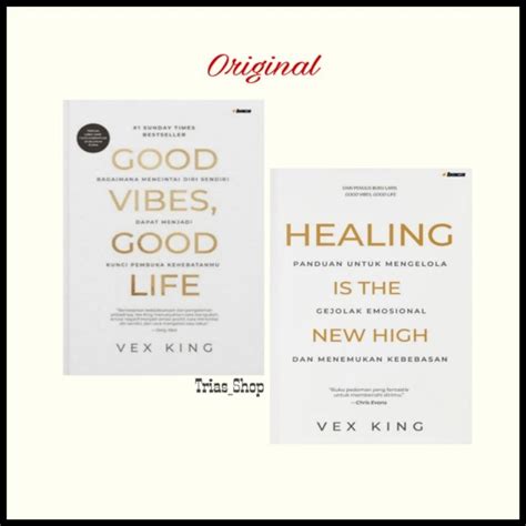 Jual Paket 2 Buku Good Vibes Good Life Healing Is The New High By Vex