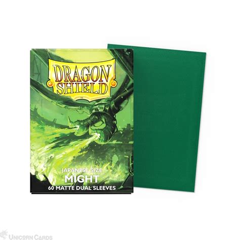 Dragon Shield Dual Matte Might Japanese Size Sleeves Yugioh