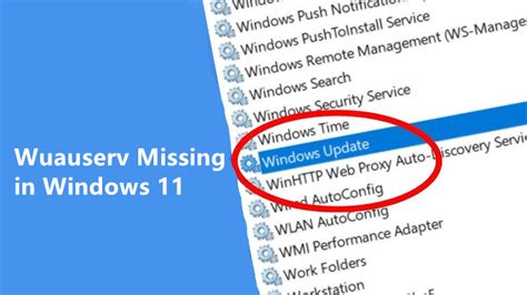 How To Fix Wuauserv Missing On Windows 11