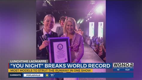 Guinness World Record Set For Most Models On Fashion Runway Youtube