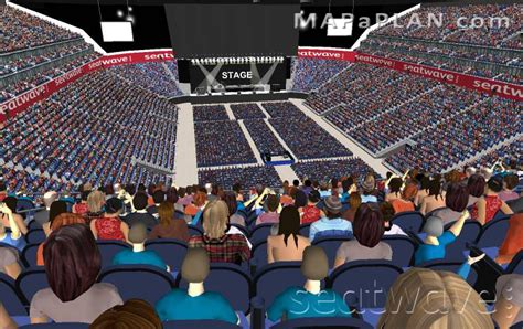 O2 Arena London seating plan - Detailed seat numbers - MapaPlan.com