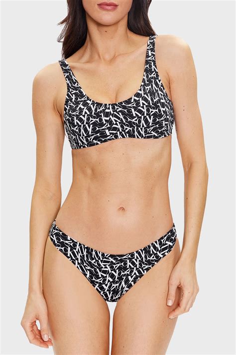 Calvin Klein Logolu Bayan Bikini St Kw Kw Gl S Yah Beyaz Exxeselection