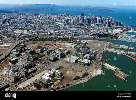 Aerial photograph Mission Bay San Francisco California Stock Photo - Alamy