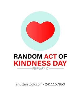 Random Act Kindness Day Celebrated Every Stock Vector Royalty Free