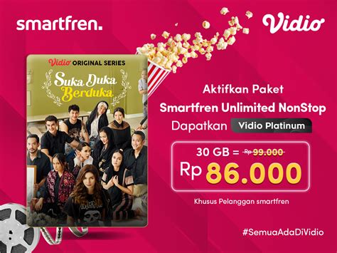 Promo Smartfren Unlimited Nonstop Dapat Platinum Vidio Hari