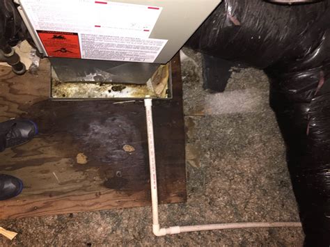 hvac - Rain water leaking around attic furnace - Home Improvement Stack
