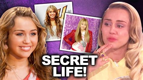 Miley Cyrus Exposes Her Secret Life During Disney Years Youtube