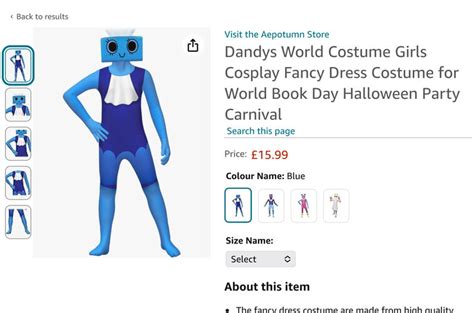 Dandys World Costume GirlsCosplay Fancy Dress Costume for World Book Day Halloween PartyCarnival ...