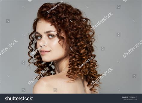 Charming Woman Curly Hair Nude Truth Stock Photo 1500485015 Shutterstock