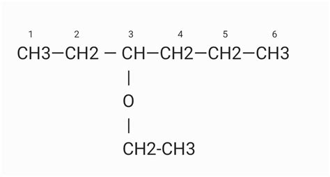Gambarkan Senyawa Berikut 3 Etoksi Heksana