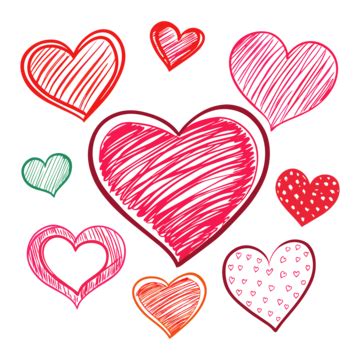 Hand Painted Heart Shaped Pink Heart Clipart Heart Shape Simple