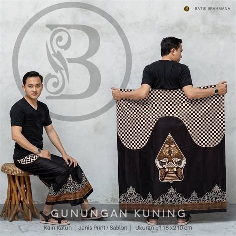 Jual Sarung Batik Pria Motif Sarung Santri Sarung Batik Wayang