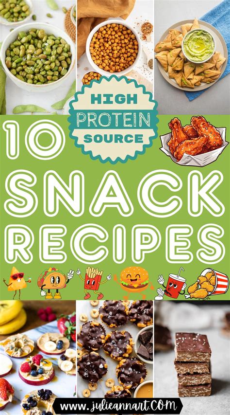 10 High Protein Snack Recipes For Health Conscious Persons - Julie Ann Art