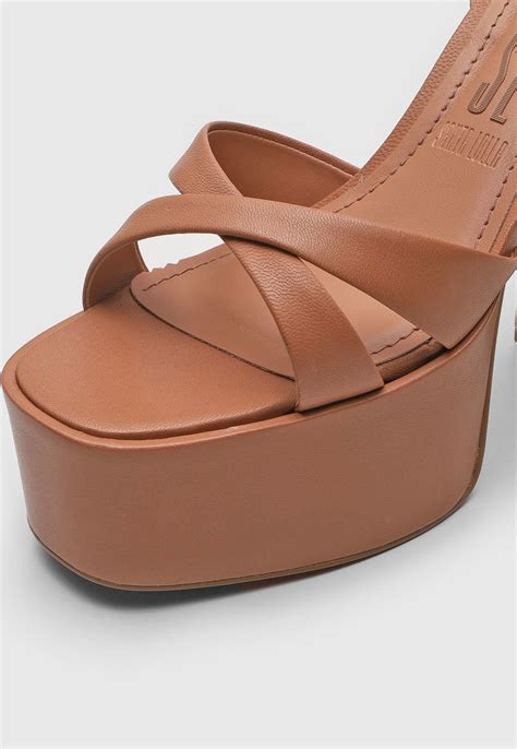 Sand Lia Santa Lolla Meia Pata Nude Compre Agora Dafiti Brasil