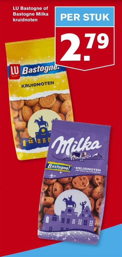 Lu Bastogne Of Bastogne Milka Kruidnoten Aanbieding Bij Hoogvliet