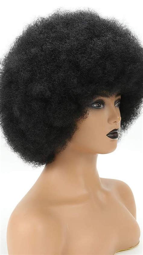 THEMIS HAIR Jumbo Afro Wig For Black Women Natural Looking Black Afro