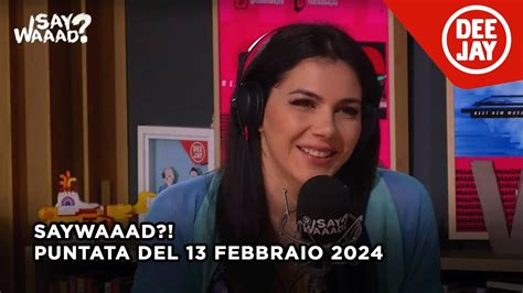 Valentina Nappi Ospite A SayWaaad Puntata Del 13 Febbraio 2024 YouTube