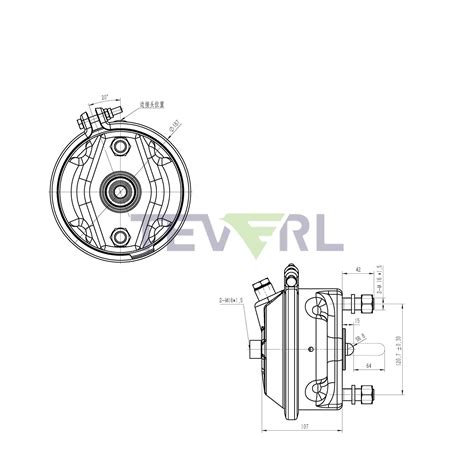 China 30102025 T24 Single Disc Brake Chamber