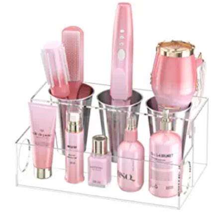 Niubee Hair Tool Organizer Clear Acrylic Hair Dryer And Styling