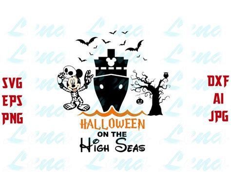 Mickey Halloween On High Seas Svg Halloween On High Seas Svg Shirt Svg