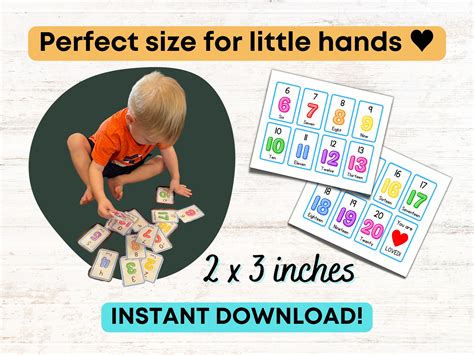 Printable Flashcards Alphabet & Numbers for Preschool and Pre-k ABC and ...