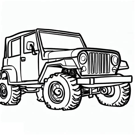 A Jeep Car Coloring Page Download Print Or Color Online For Free