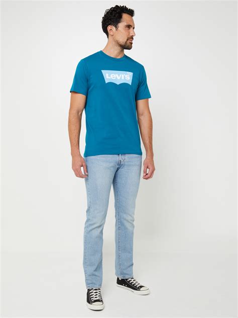 Levi S Tee Shirt Bleu Canard Homme Des Marques Vous