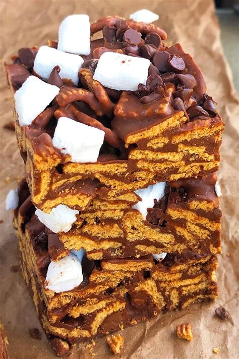 Easy Smores Bars No Bake Cakewhiz