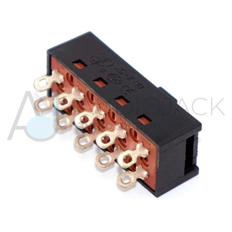 Переключатель ползунковый для фена, SS-24N02, ON-ON-ON-OFF, 10pin ...