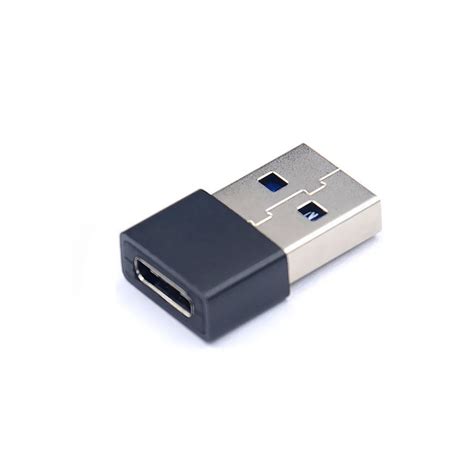 Адаптер OTG / Переходник Type-C (разъем) на USB 2.0 (штекер) для ...