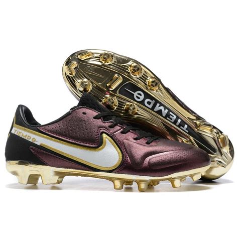 Chuteira De Firm Ground Campo Tiempo Legend 9 Elite FG Sapatos De