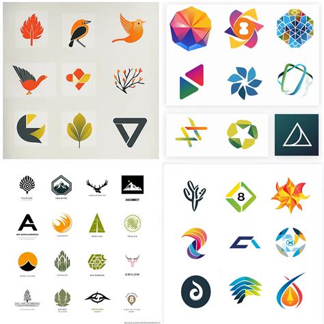 Modern Design Logo Gallery Web Page with 8 Select Organization Logos | Midjourney Prompt