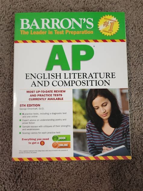 Barrons Ap English Literature And Composition 5th Edition By George