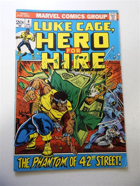 Hero For Hire 4 1972 FN Condition Comic Books Bronze Age Marvel