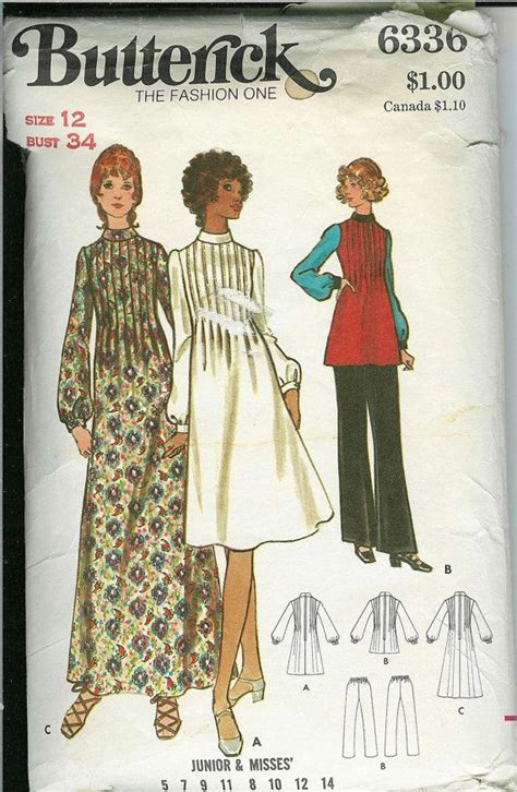 Butterick S Vintage Sewing Pattern Dress By Patternsnew U Retro