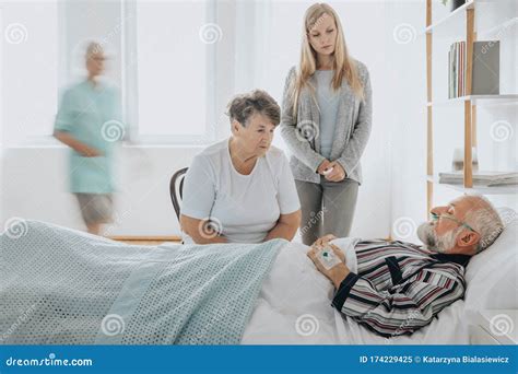 Man dying in hospital stock image. Image of patient - 174229425