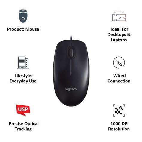 Logitech M90 Computer Mouse at Rs 315/piece | Samay Pur | New Delhi ...