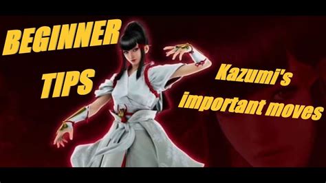 BEGINNER Tekken 7 Kazumi S Best Neutral Moves YouTube