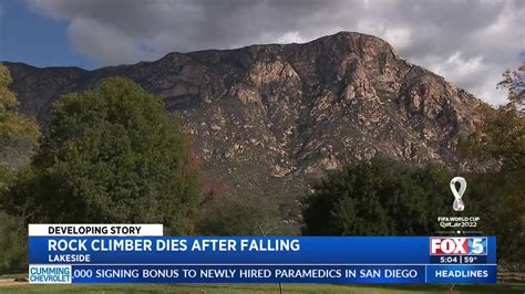 Rock Climber Dies After Falling Fox 5 San Diego And Kusi News