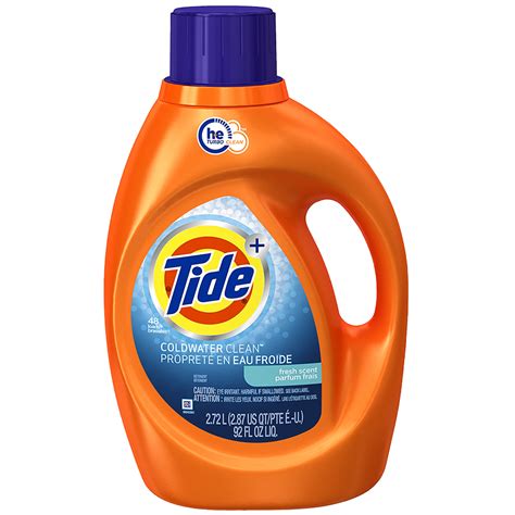 Tide Liquid HE Cold Water Laundry Detergent Fresh Scent 2 72L