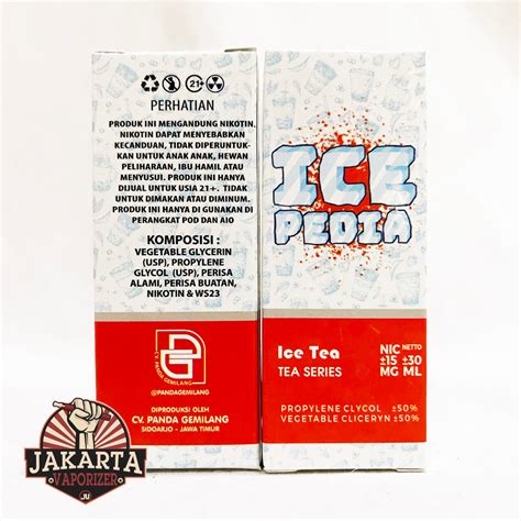 Jual PODS FRIENDLY ICEPEDIA ICE TEA 30ML 15MG BY MAJAPAHIT Shopee