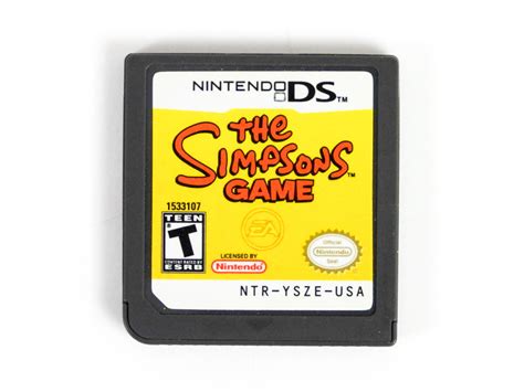 The Simpsons Game Nintendo Ds Retromtl