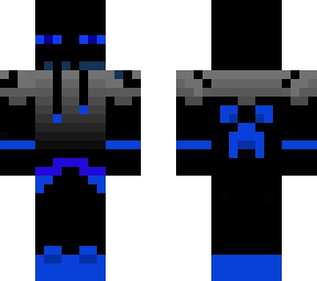 Blue enderman | Minecraft Skin