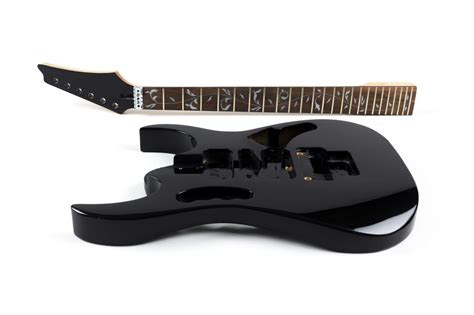 Black Basswood Jem Electric Guitar Diy Kit Clandestine Guitars