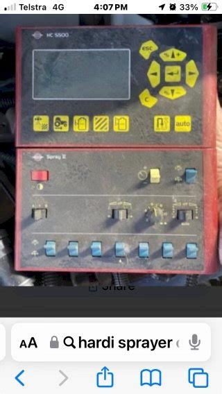 Wanted Hardi 5500 Spray Controller Farm Tender