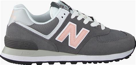 Grijze New Balance Sneakers Wl574 Omoda